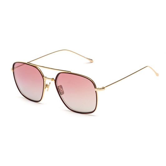 Gafas de sol de titanio dorado