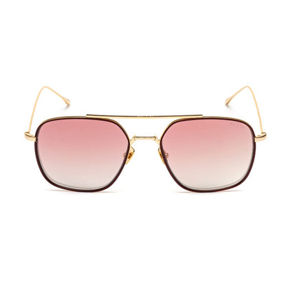 Gafas de sol de titanio dorado