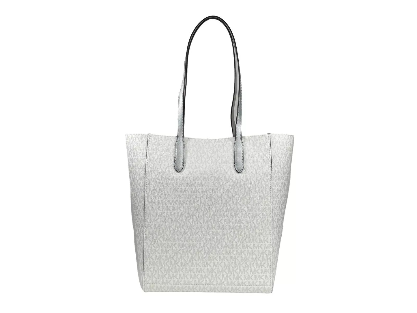 Bolso tote grande Vincent con tarjetero, color plateado