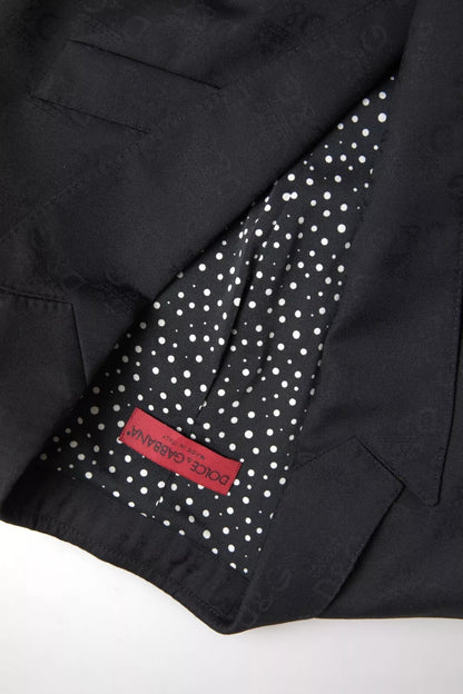 Chaqueta blazer de manga larga negra