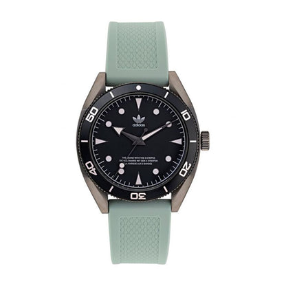 Reloj de silicona verde