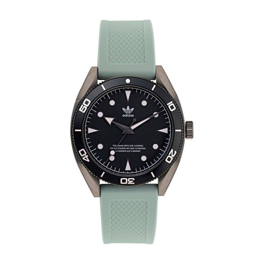 Reloj de silicona verde