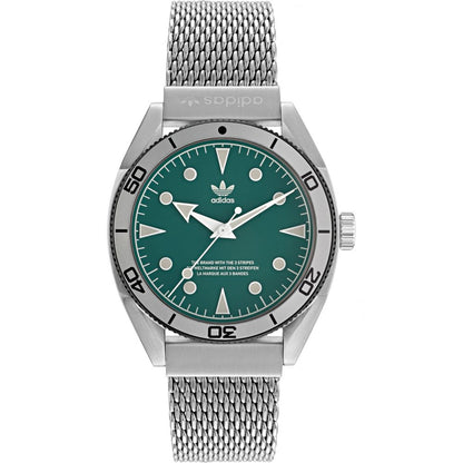 Reloj de acero inoxidable gris de acero inoxidable