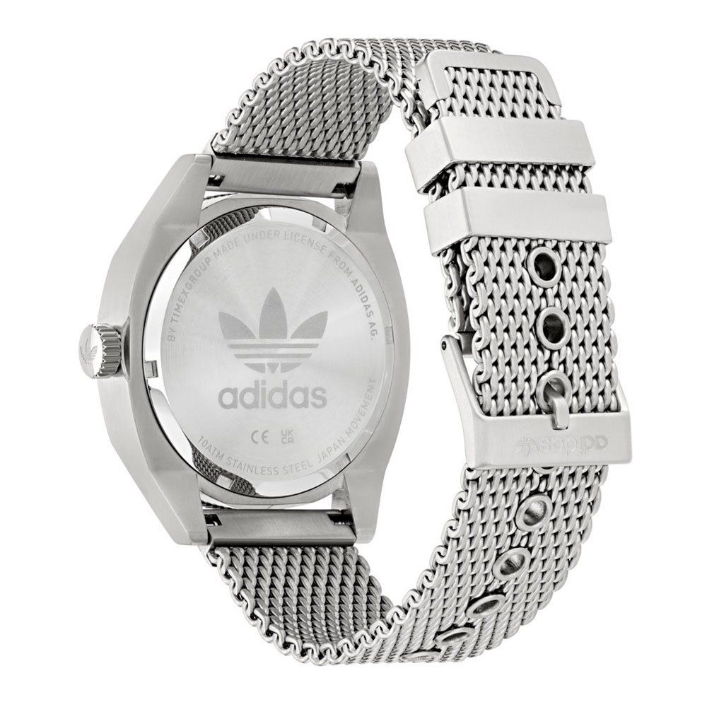 Reloj de acero inoxidable gris de acero inoxidable