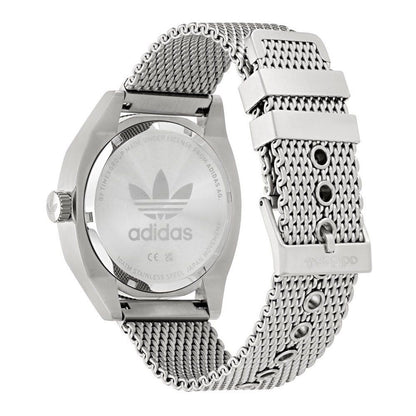 Reloj de acero inoxidable gris de acero inoxidable