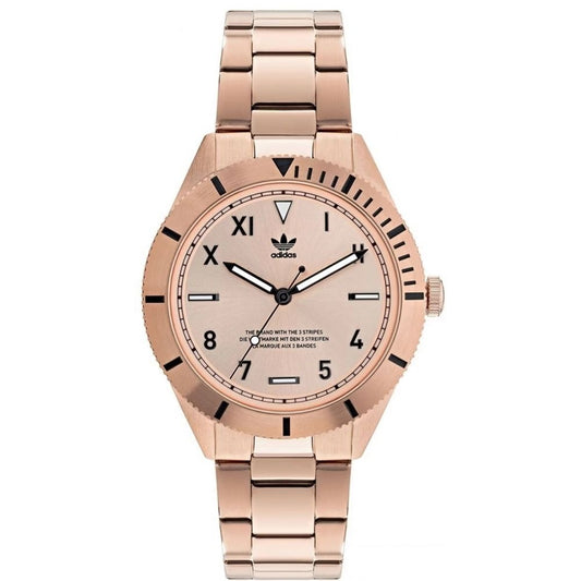 Reloj de acero inoxidable multicolor