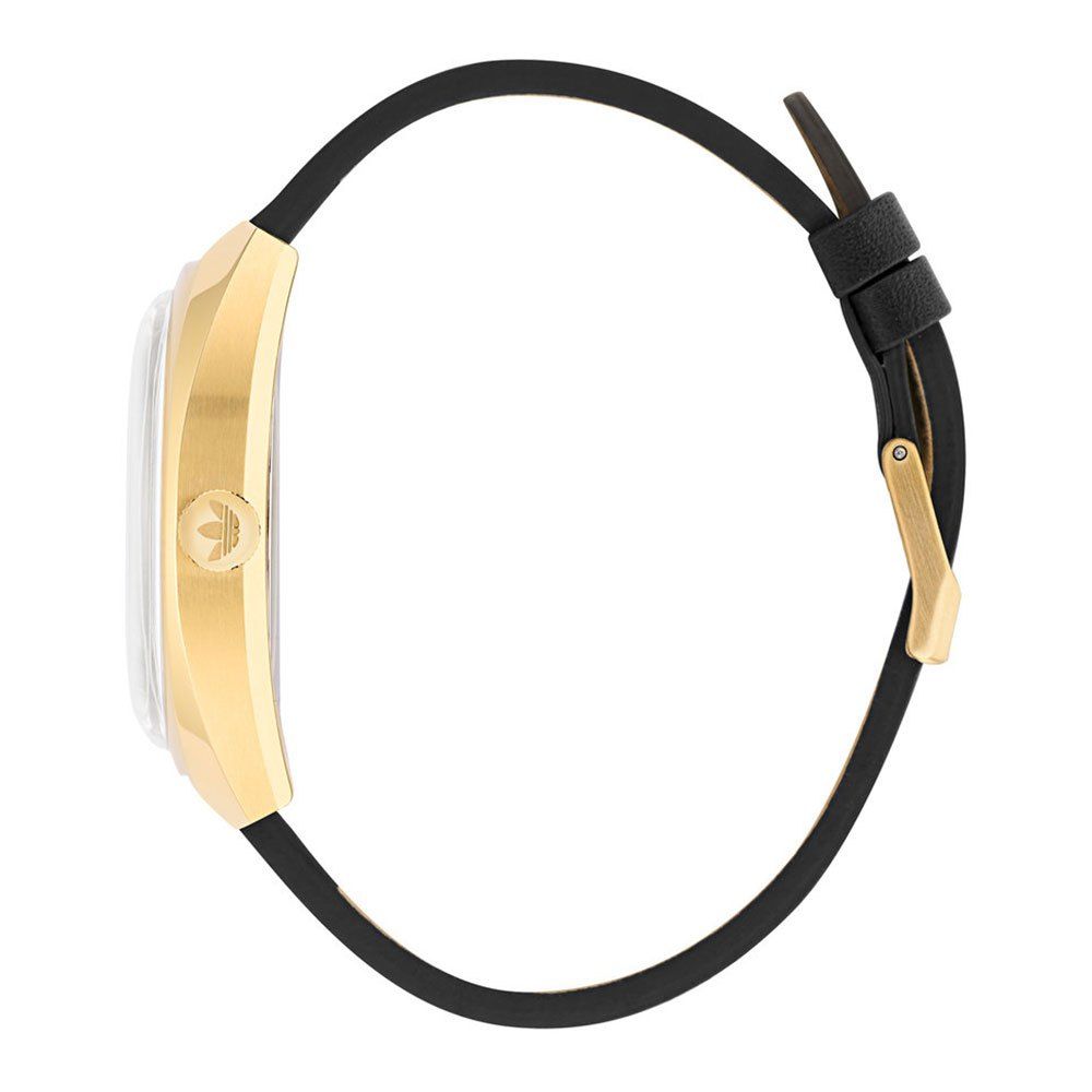Reloj de cuero negro