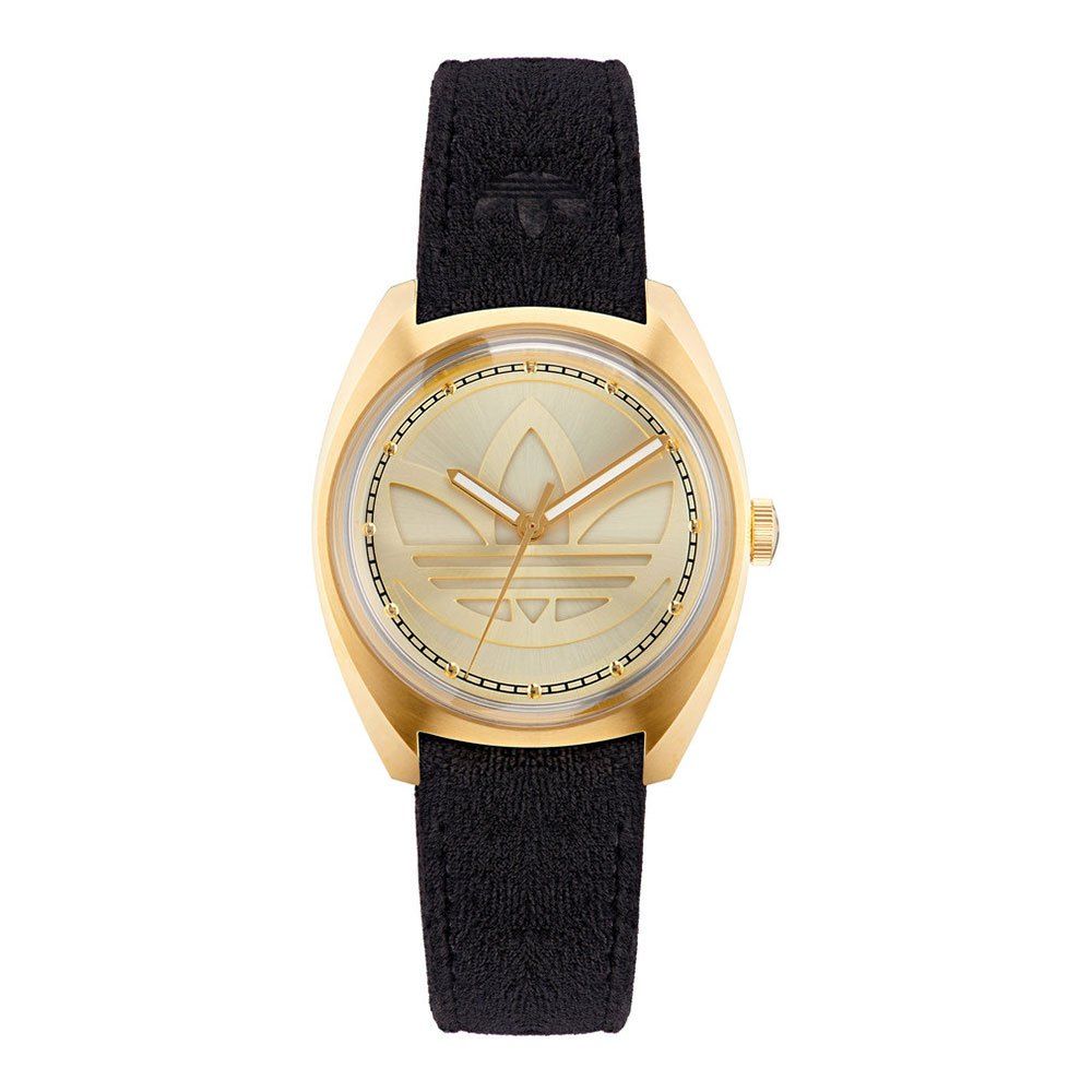 Reloj de cuero negro