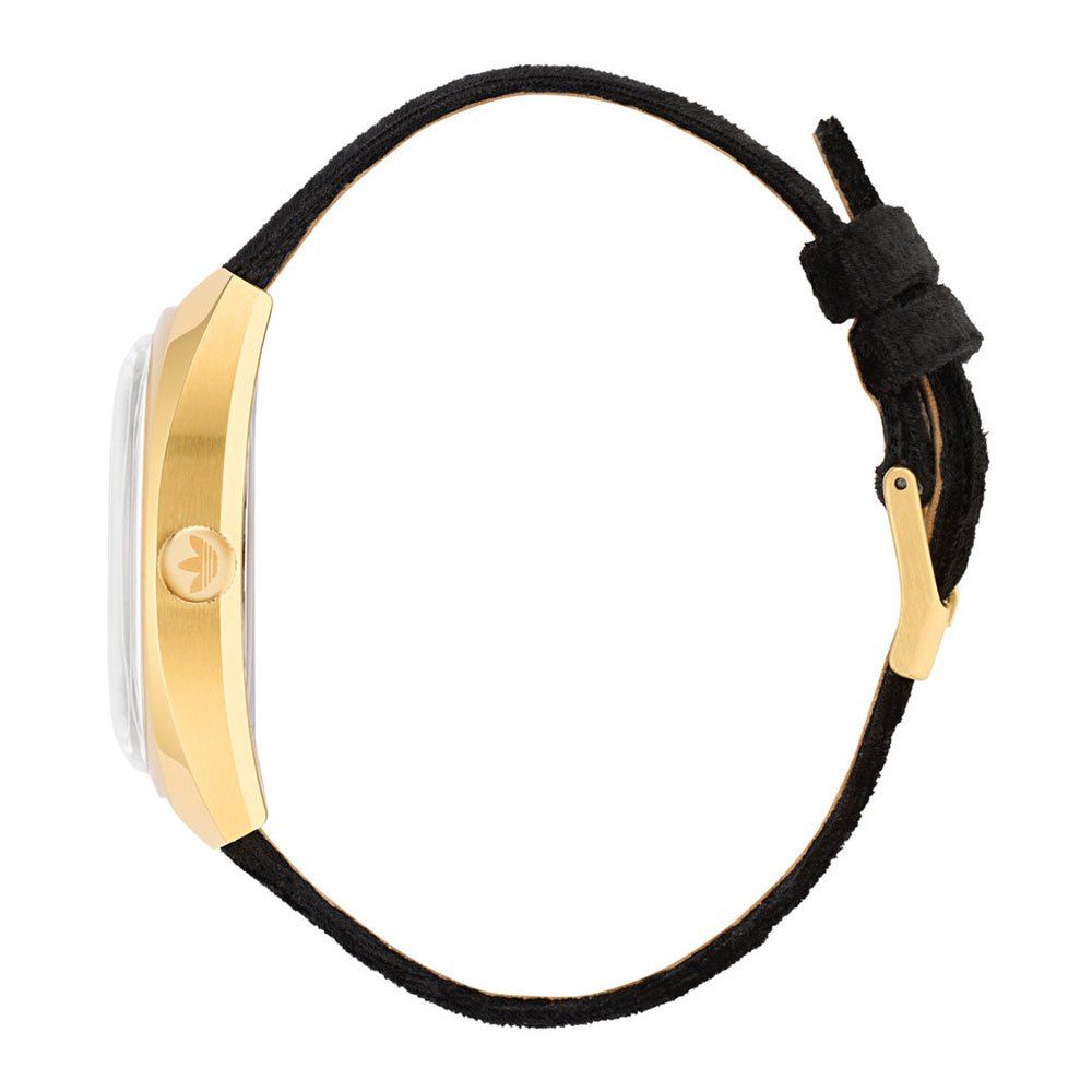 Reloj de cuero negro