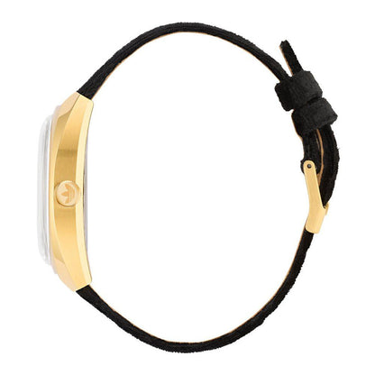 Reloj de cuero negro