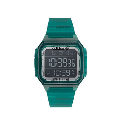 Reloj de resina verde