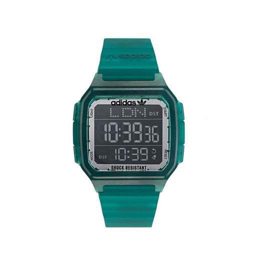 Reloj de resina verde