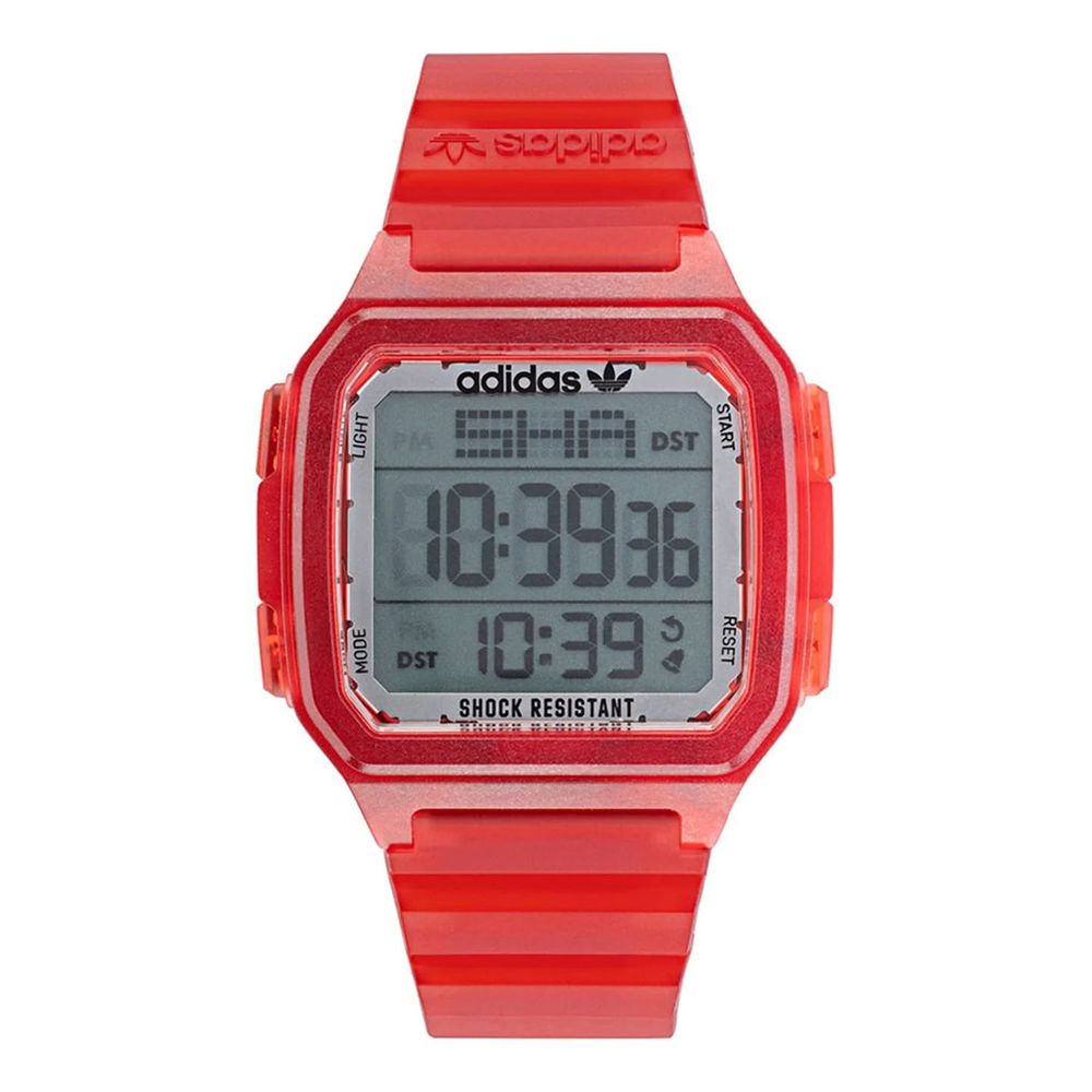 Reloj de resina roja