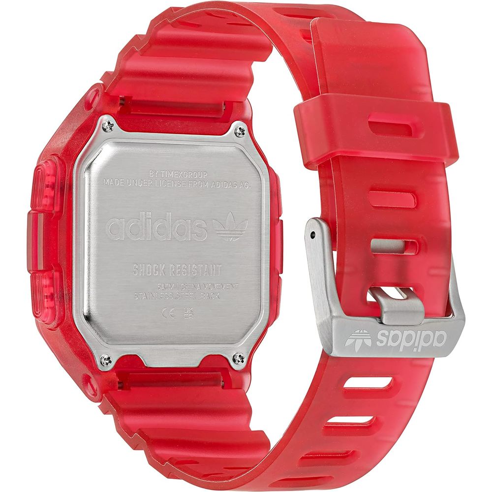 Reloj de resina roja