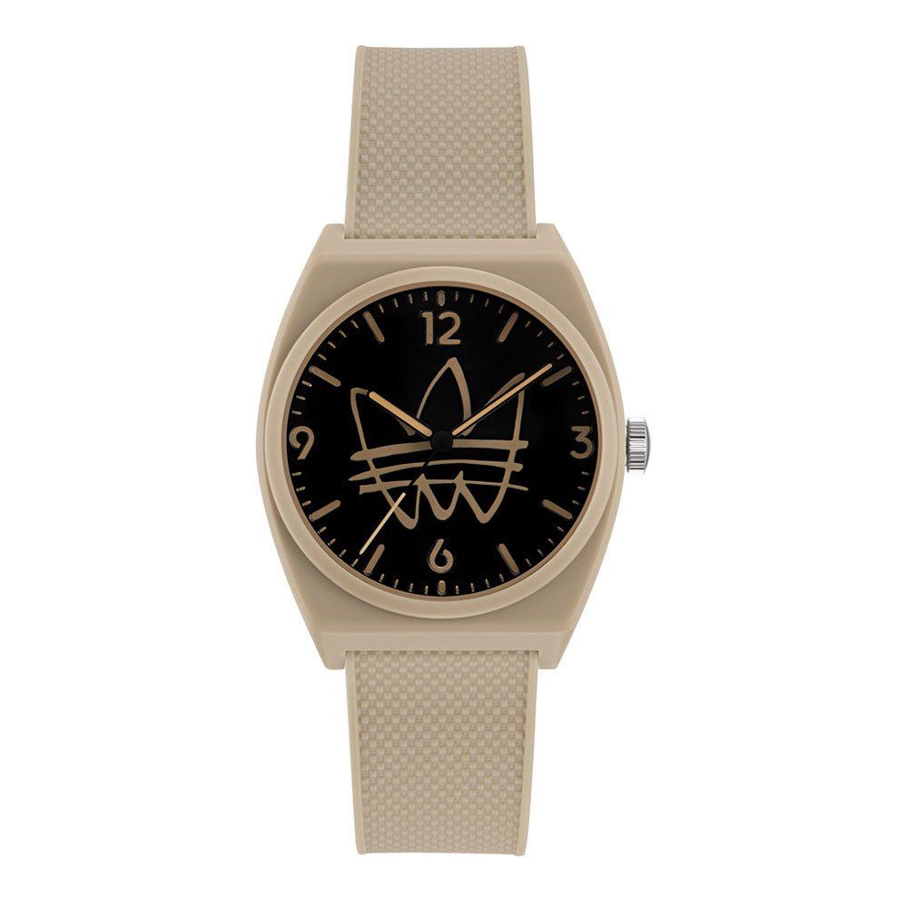 Reloj de silicona marrón