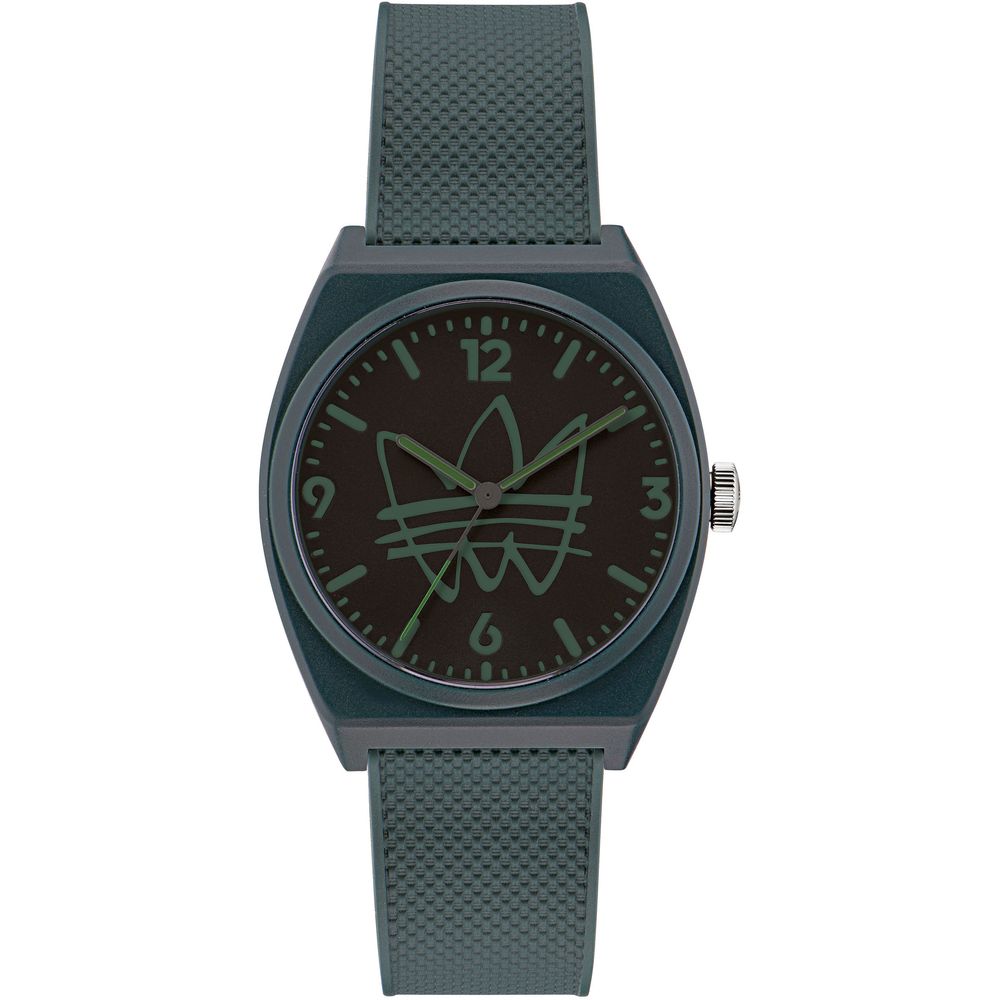 Reloj de silicona verde