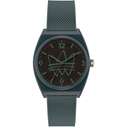 Reloj de silicona verde