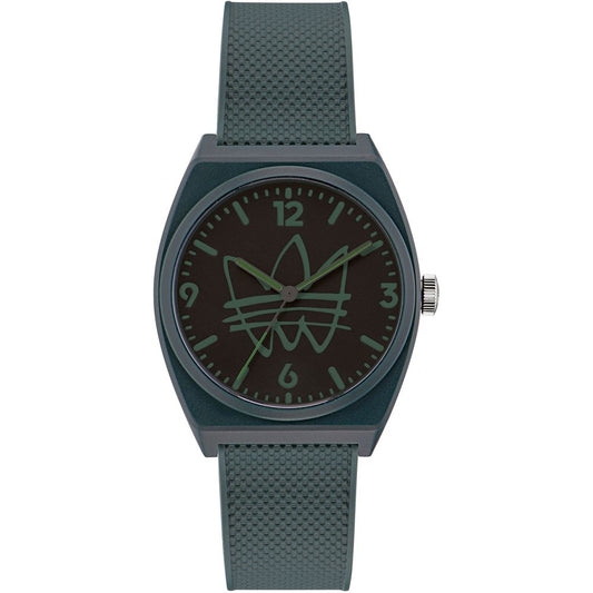 Reloj de silicona verde