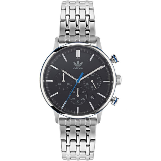 Reloj de acero inoxidable gris de acero inoxidable