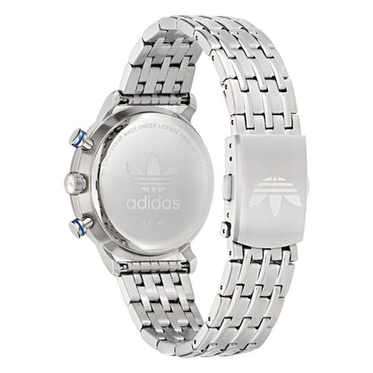 Reloj de acero inoxidable gris de acero inoxidable