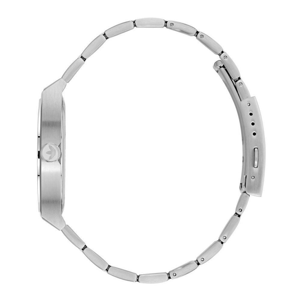 Reloj de acero inoxidable gris de acero inoxidable