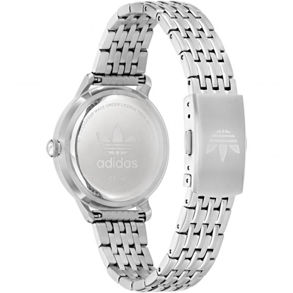 Reloj de acero inoxidable gris de acero inoxidable
