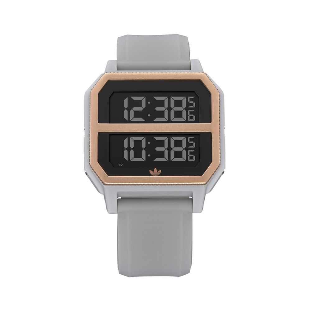 Reloj de silicona gris