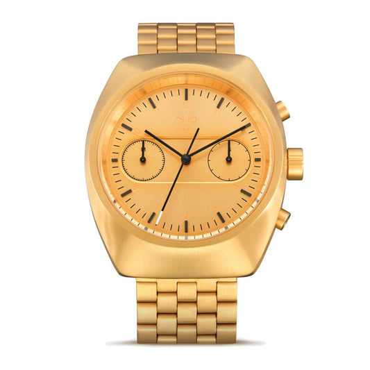 Reloj de acero inoxidable dorado