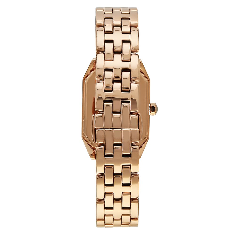Reloj de acero inoxidable en oro rosa