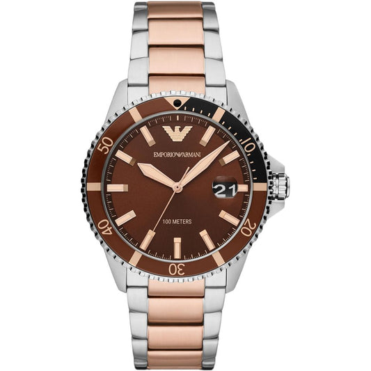 Reloj de acero inoxidable multicolor