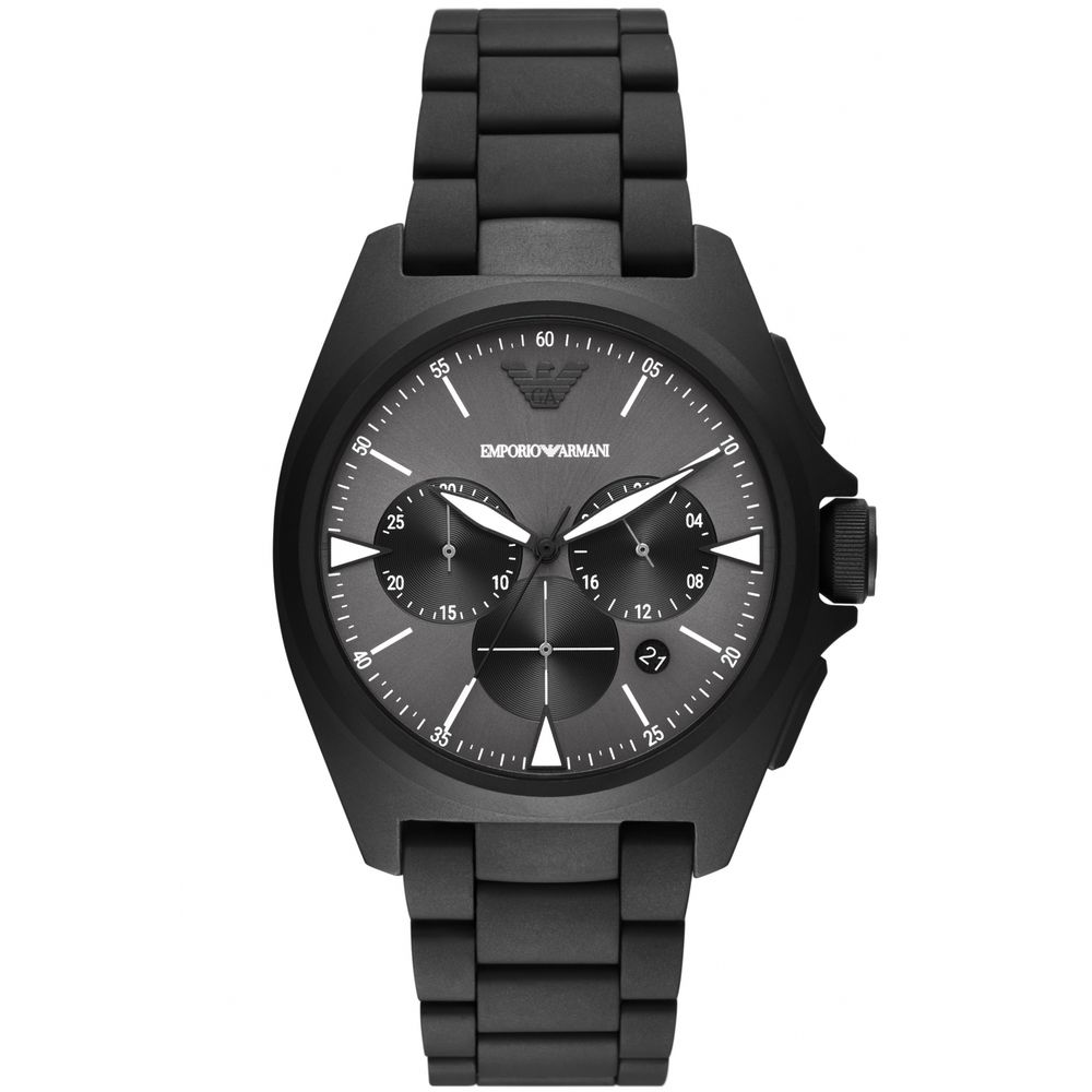 Reloj de acero inoxidable negro