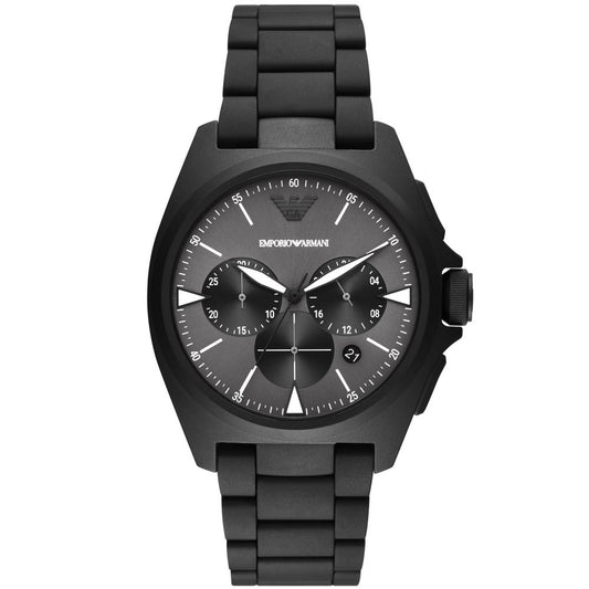 Reloj de acero inoxidable negro