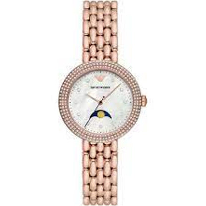 Reloj de acero inoxidable multicolor