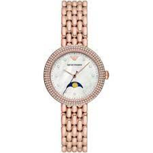 Reloj de acero inoxidable multicolor