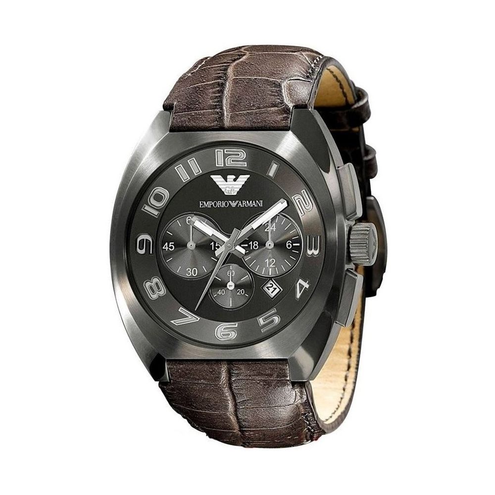 Reloj de cuero marrón