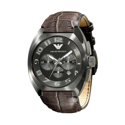 Reloj de cuero marrón