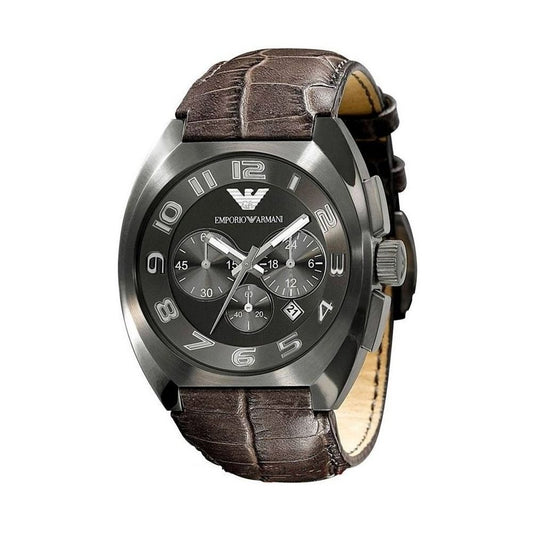 Reloj de cuero marrón