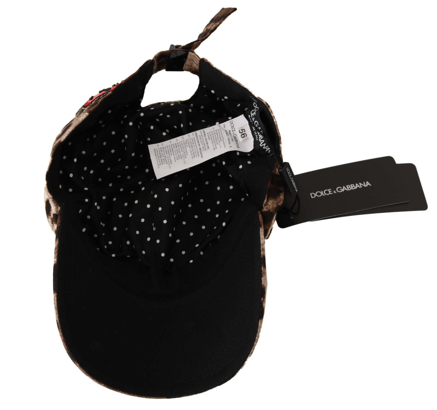 Elegante gorra de béisbol de leopardo con lentejuelas