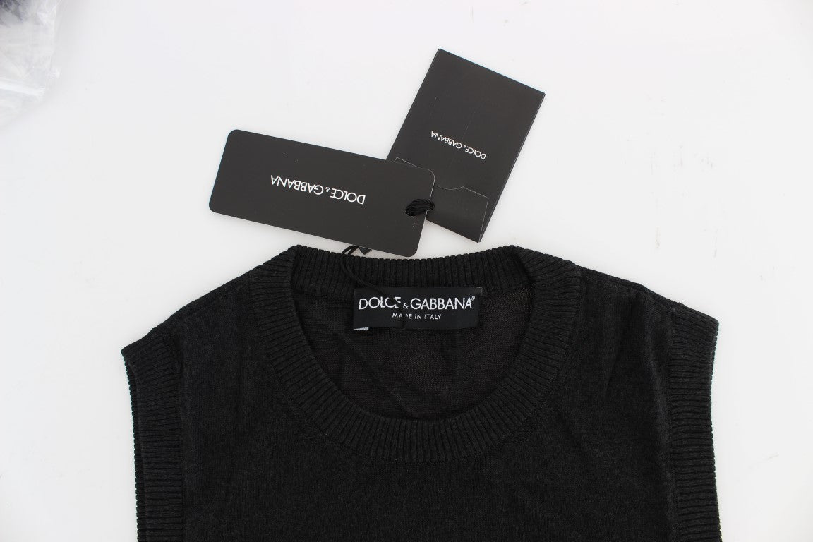 Chaleco elegante negro sin mangas