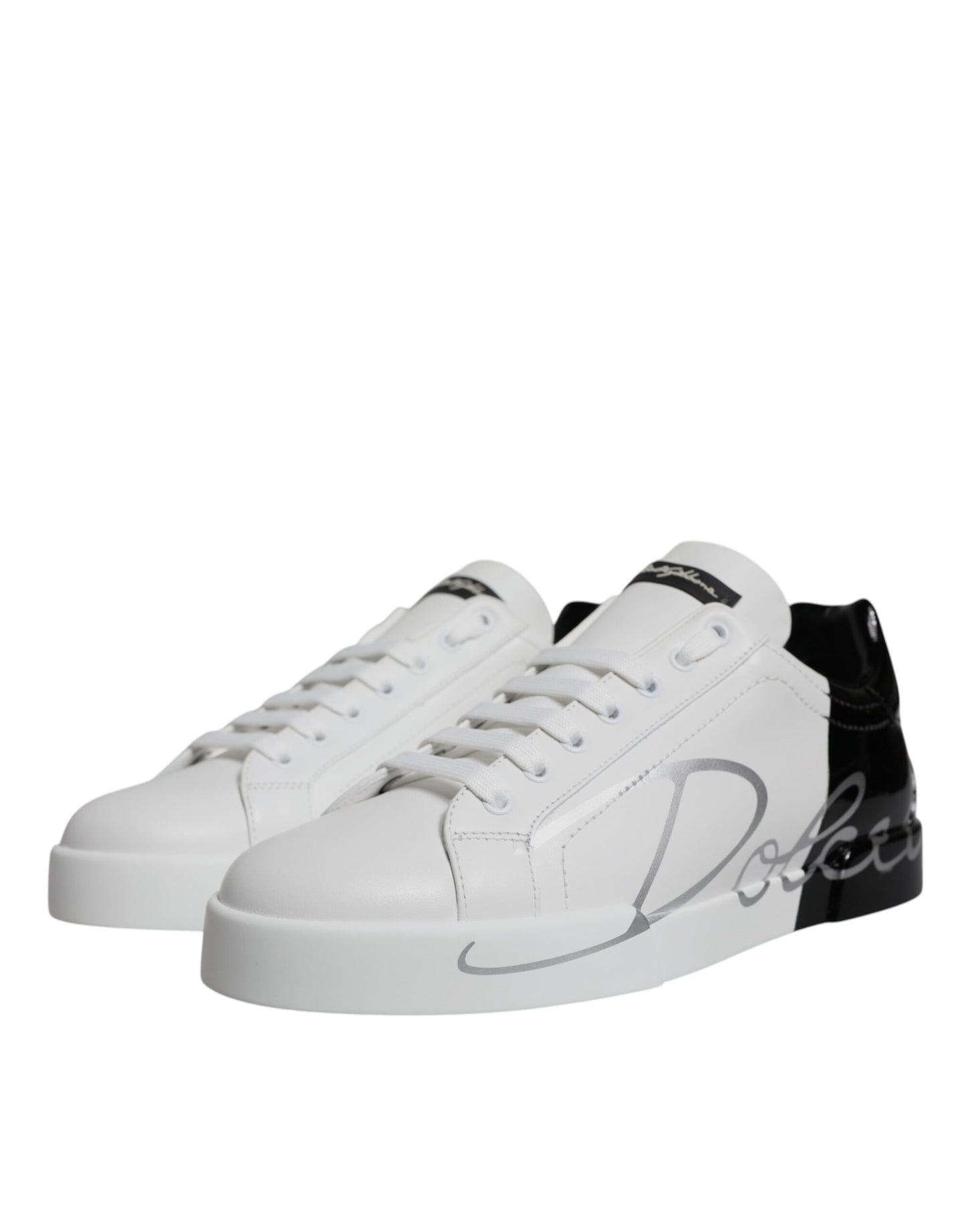 Zapatillas Portofino con logo blanco y negro