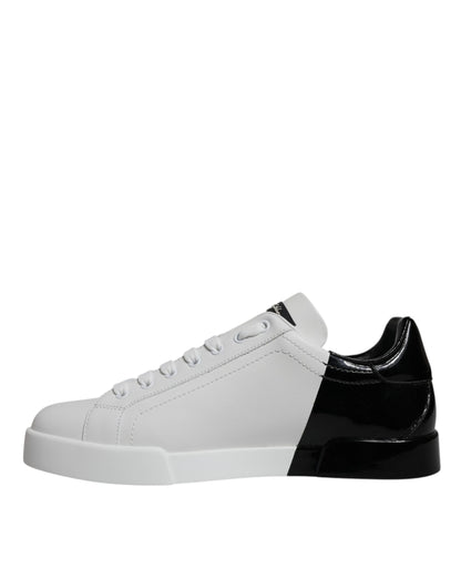 Zapatillas Portofino con logo blanco y negro