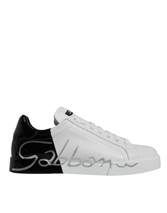 Zapatillas Portofino con logo blanco y negro