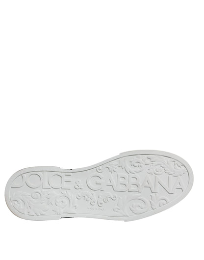 Zapatillas Portofino con logo blanco y negro