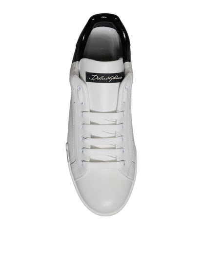 Zapatillas Portofino con logo blanco y negro