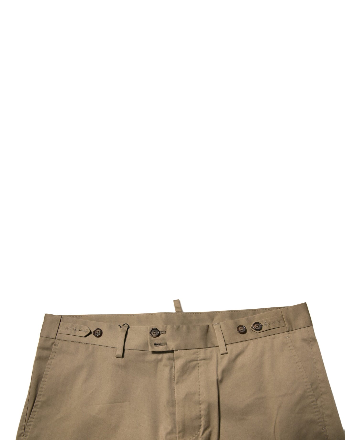 Pantalones cortos casuales de algodón elástico color marrón chino