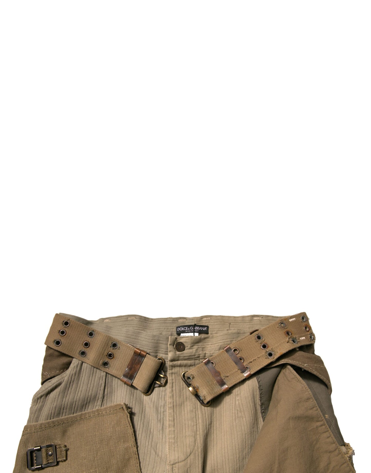 Pantalones cargo de vuelo reconstruidos multicolores
