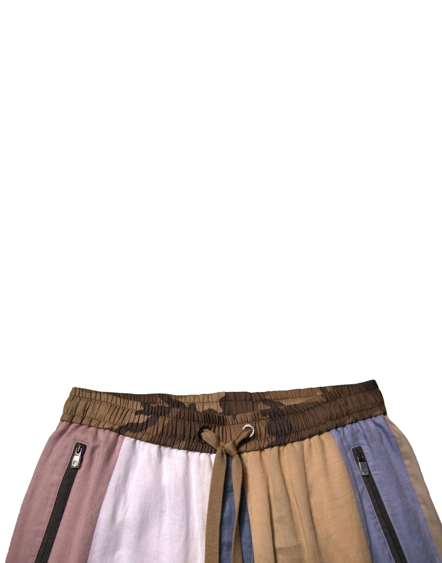 Pantalones deportivos con parches multicolores