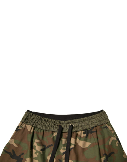 Pantalones deportivos cargo de camuflaje multicolor