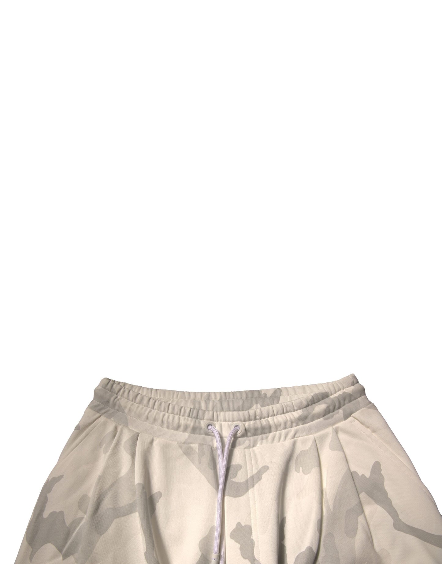 Pantalones cargo deportivos de camuflaje blanco