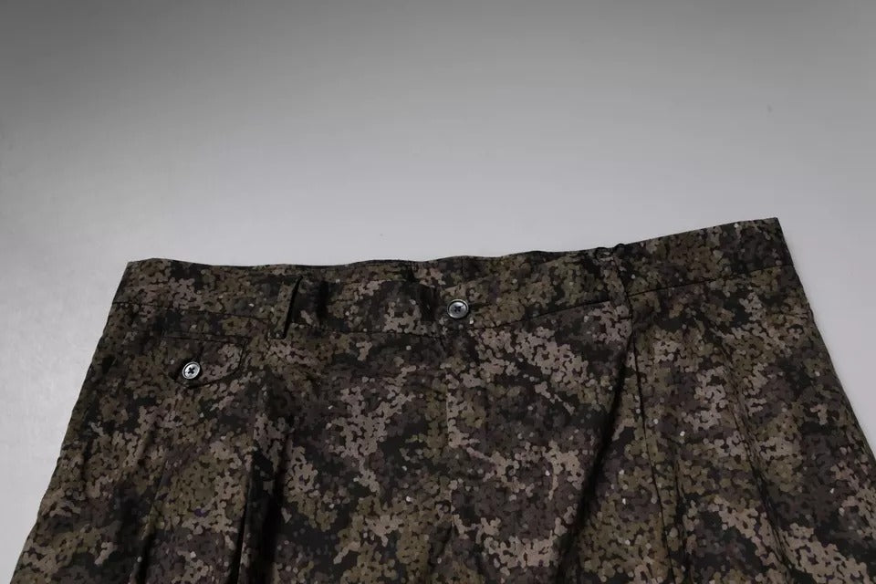 Pantalones de vestir de camuflaje multicolor para hombre